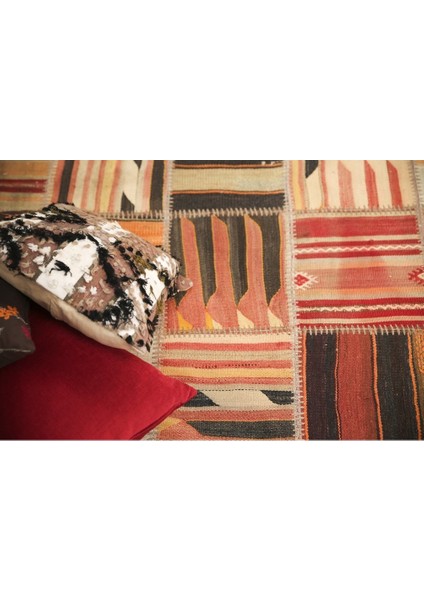 Patchwork El Dokuma Antik Anadolu Kilim Home Land fiyatları