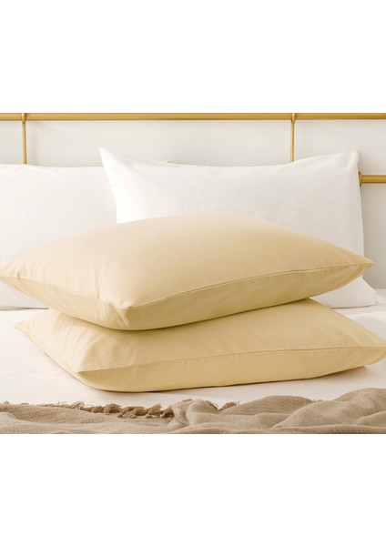 2li Gold Pamuk Saten Yastık Kılıfı 50X70 cm fırsatları