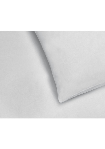 2li Açık Gri Pamuk Saten Yastık Kılıfı 50X70 cm fiyatları