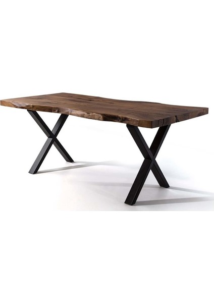 'x' - Metal Masa Ayağı- Kütük Masa Ayağı Kalın -40X60- Profil Ayak- 2 Adet
