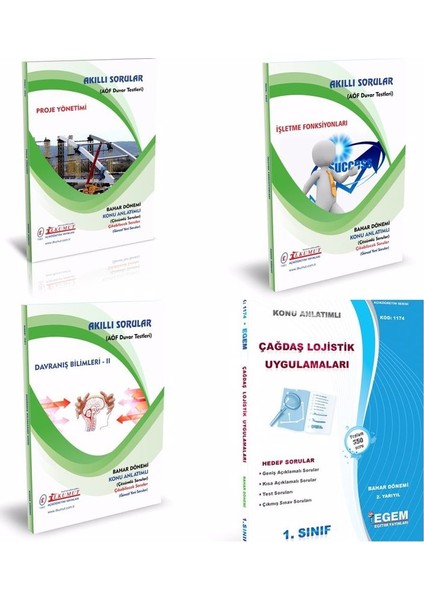 Lojistik 1. Sınıf 2. Yarıyıl Konu Anlatımlı Çözümlü Soru Bankası Bahar