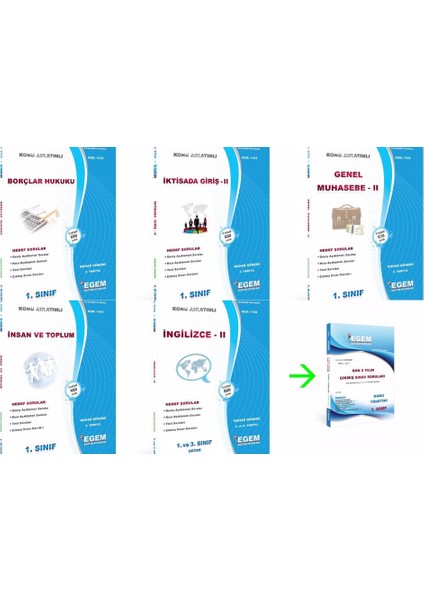 AÖF Maliye 1. Sınıf 2. Dönem Set Bahar