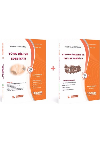 AÖF Türk Dili ve Edebiyatı 2. Sınıf 4. Dönem Tüm Dersler Bahar