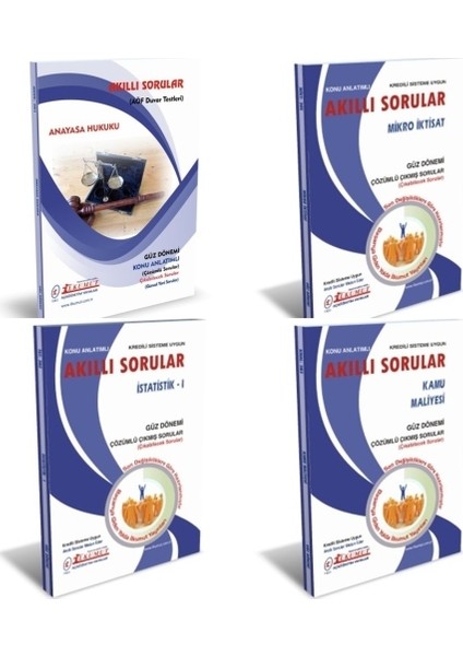 AÖF İktisat 2. Sınıf 3. Dönem Modüller Set (Güz)