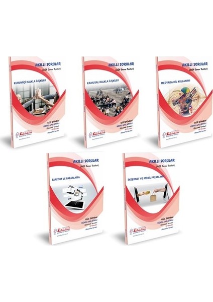 AÖF Halkla İlişkiler ve Reklamcılık 3. Sınıf 5. Dönem Modüller Set (Güz)