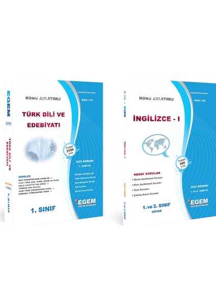 AÖF Türk Dili ve Edebitatı 1. Sınıf 1. Dönem Tüm Desrler (Güz)