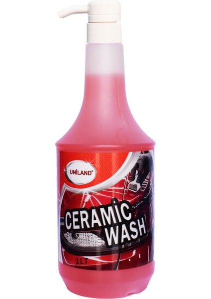 Ceramic Wash Seramik Şampuanı 1 lt + Uygulama Süngeri