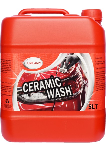 Ceramic Wash Seramik Şampuanı 5 lt + Uygulama Süngeri