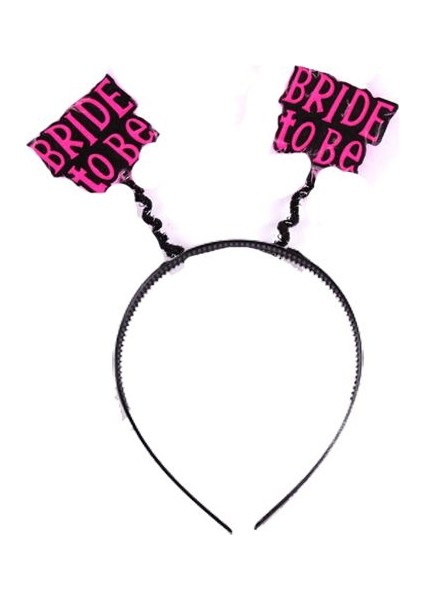 Pembe Renk Bride To Be Bekarlığa Veda Tacı Taç