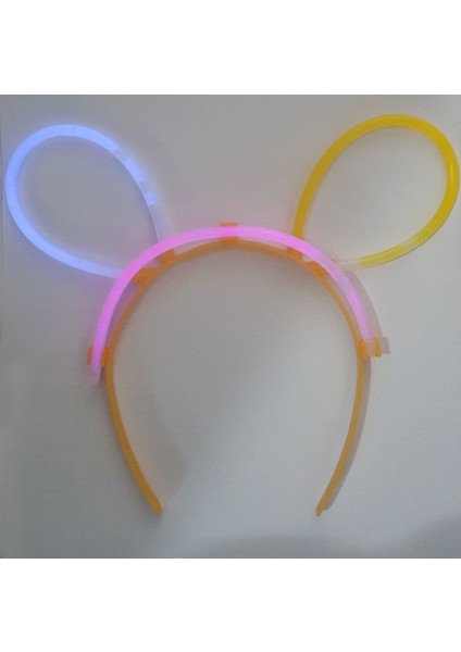 Neonlu Glow Stick Parti Tacı Glow Taç