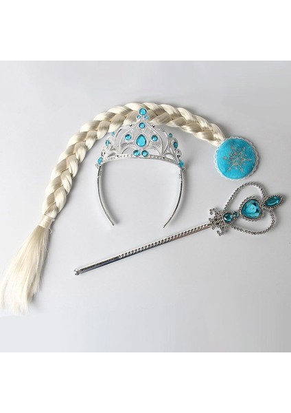 Karlar Ülkesi Frozen Elsataç Asa Tokalı Saç 3 Lü Set fiyatları