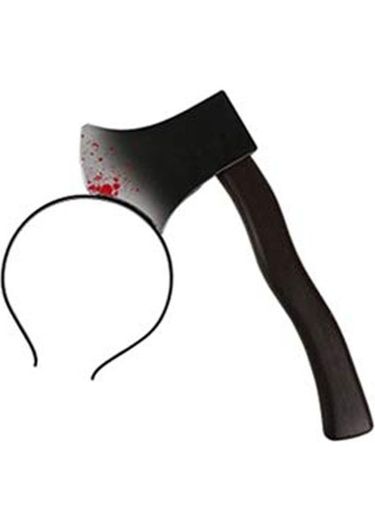 Şaka Kafaya Geçen Kanlı Balta Taç Plastik