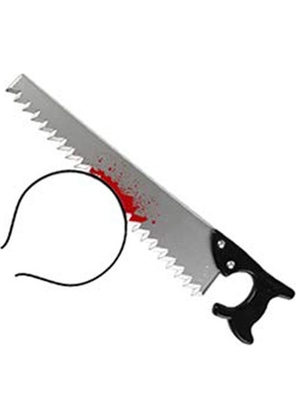 Şaka Kafaya Geçen Kanlı Testere Taç Plastik