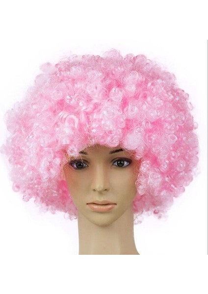 Kabarık Takma Saç Bonus Peruk Soft Pembe Renk