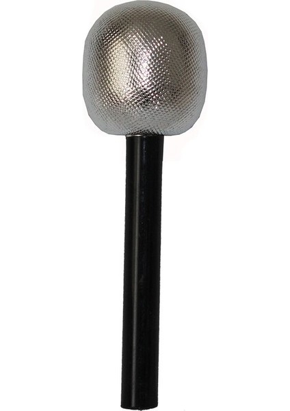 Oyuncak Gümüş Renk Plastik Parti Mikrofonu