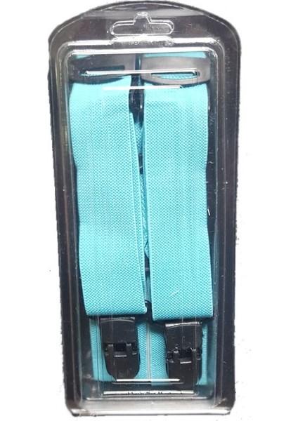 Çocuk Gösteri Pantolon Askısı Boncuk Mavisi Renk