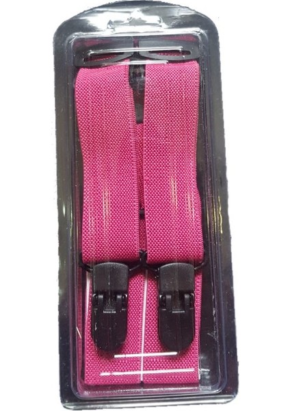 Çocuk Gösteri Pantolon Askısı Fuşya Pembe Renk