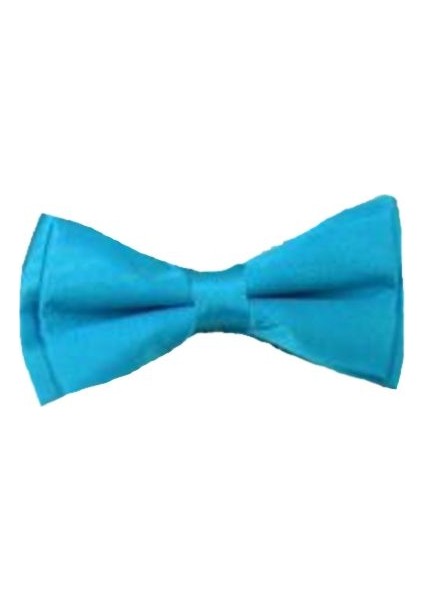 Çocuk Yetişkin Uyumlu Gösteri Papyonu Boncuk Mavisi Renk