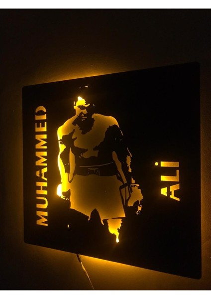 Muhammed Ali LED Işıklı Tablo