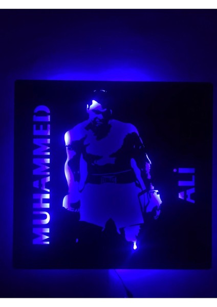 Muhammed Ali LED Işıklı Tablo