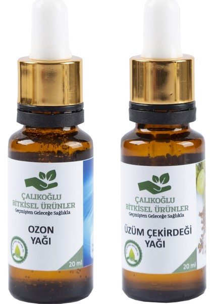 Ozon Yağı Üzüm Çekirdeği Yağı 20 ml x 2'li