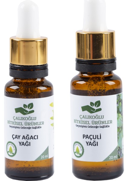 Çay Ağacı Yağı Paçuli Yağı 20 ml x 2'li