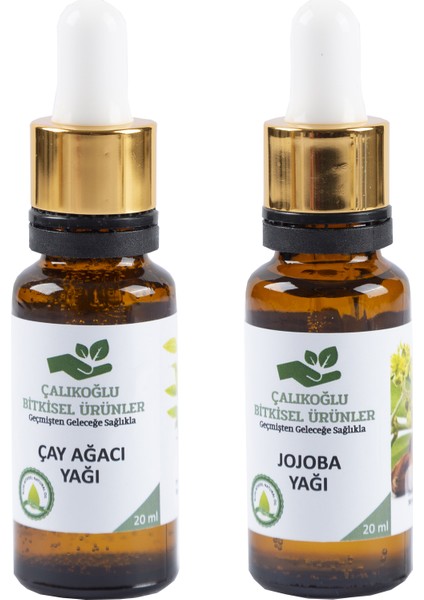 Çalıkoğlu Bitkisel Ürünler Çay Ağacı Yağı Jojoba Yağı 20 ml x 2'li