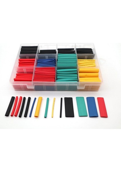 Polyolefin Shrink 2:1 Daralan Makaron Kablo Yalıtım 530 Lu Kutuda