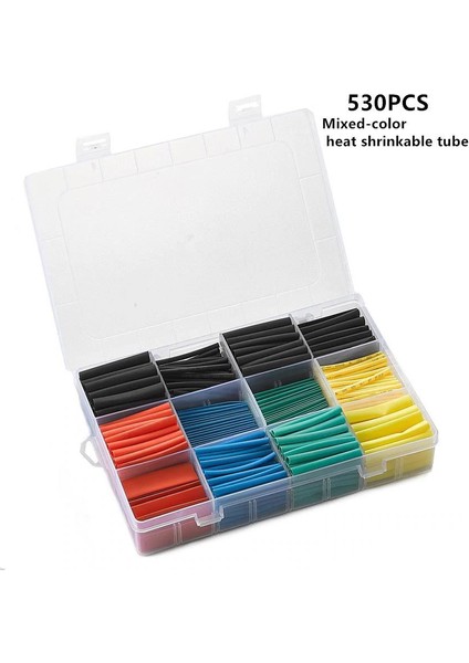Polyolefin Shrink 2:1 Daralan Makaron Kablo Yalıtım 530 Lu Kutuda fiyatları