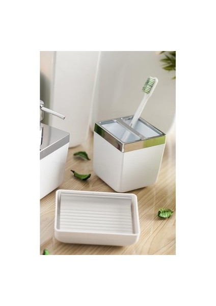 Toskana 5 Parça Banyo Seti Beyaz modelleri