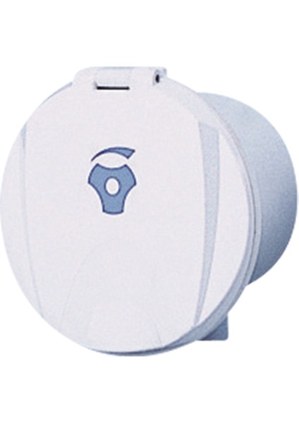 Case For Water Tap, W/lid, Round, White