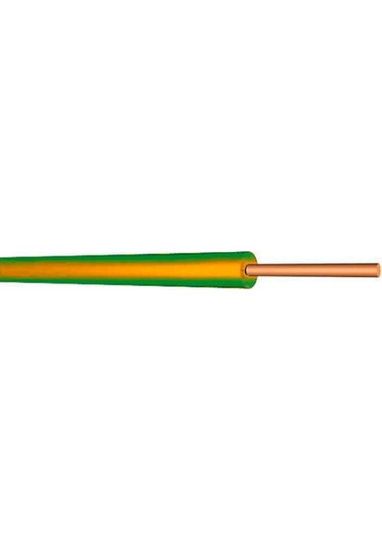 4 Mm2 H07V-U Nya Kablo Sarı Yeşil 100 M