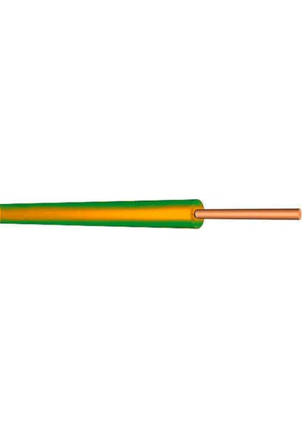 4 Mm2 H07V-U Nya Kablo Sarı Yeşil 100 M