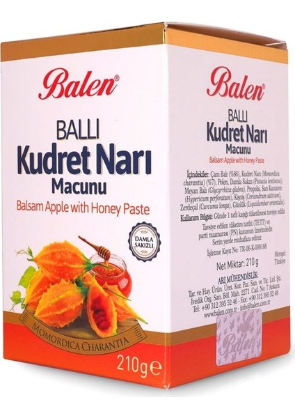 Ballı Kudret Narı Macunu ( Yeni Formül ) 210 Gr. fiyatları