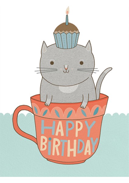 Doğum Günü Tebrik Kartı Happy Birthday