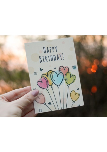 Doğum Günü Tebrik Kartı Happy Birthday