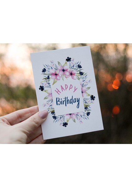 Doğum Günü Tebrik Kartı Happy Birthday