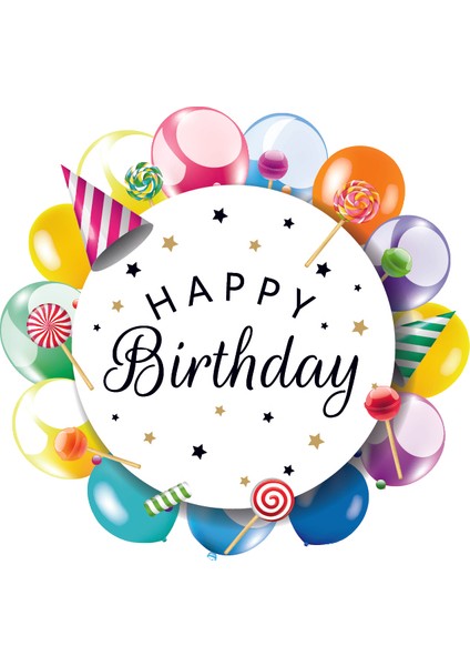 Doğum Günü Tebrik Kartı Happy Birthday