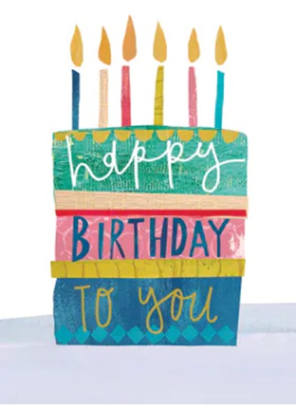 Doğum Günü Tebrik Kartı Happy Birthday