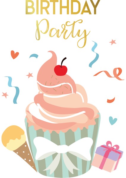 Doğum Günü Tebrik Kartı Happy Birthday