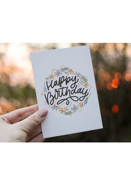 Doğum Günü Tebrik Kartı Happy Birthday
