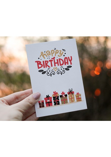 Doğum Günü Tebrik Kartı Happy Birthday