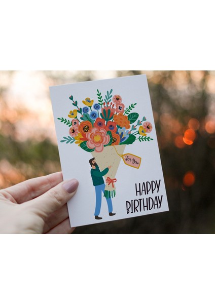 Doğum Günü Tebrik Kartı Happy Birthday