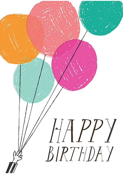 Doğum Günü Tebrik Kartı Happy Birthday