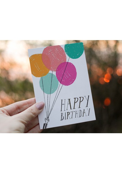 Doğum Günü Tebrik Kartı Happy Birthday