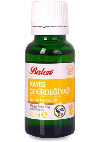 Kayısı Çekirdeği Yağı (Soğuk Pres) 20 Ml.