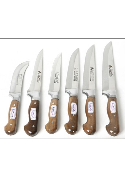 Sürmene Bilezikli Kurban Bıçağı 6 Lı Set Lazata