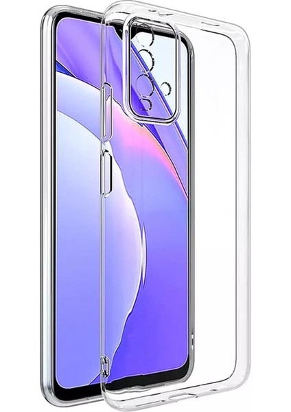 Xiaomi Redmi Note 9 4g Kılıf Kamera Korumalı Şeffaf Silikon Şeffaf