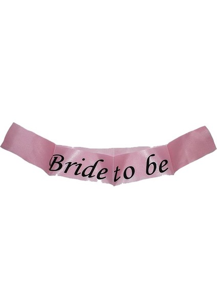 Pembe Renk Bekarlığa Veda Bride To Be Kuşağı
