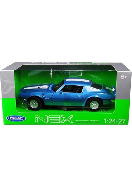 Welly 1:24 1972 Pontiac Firebird Transam Mavi